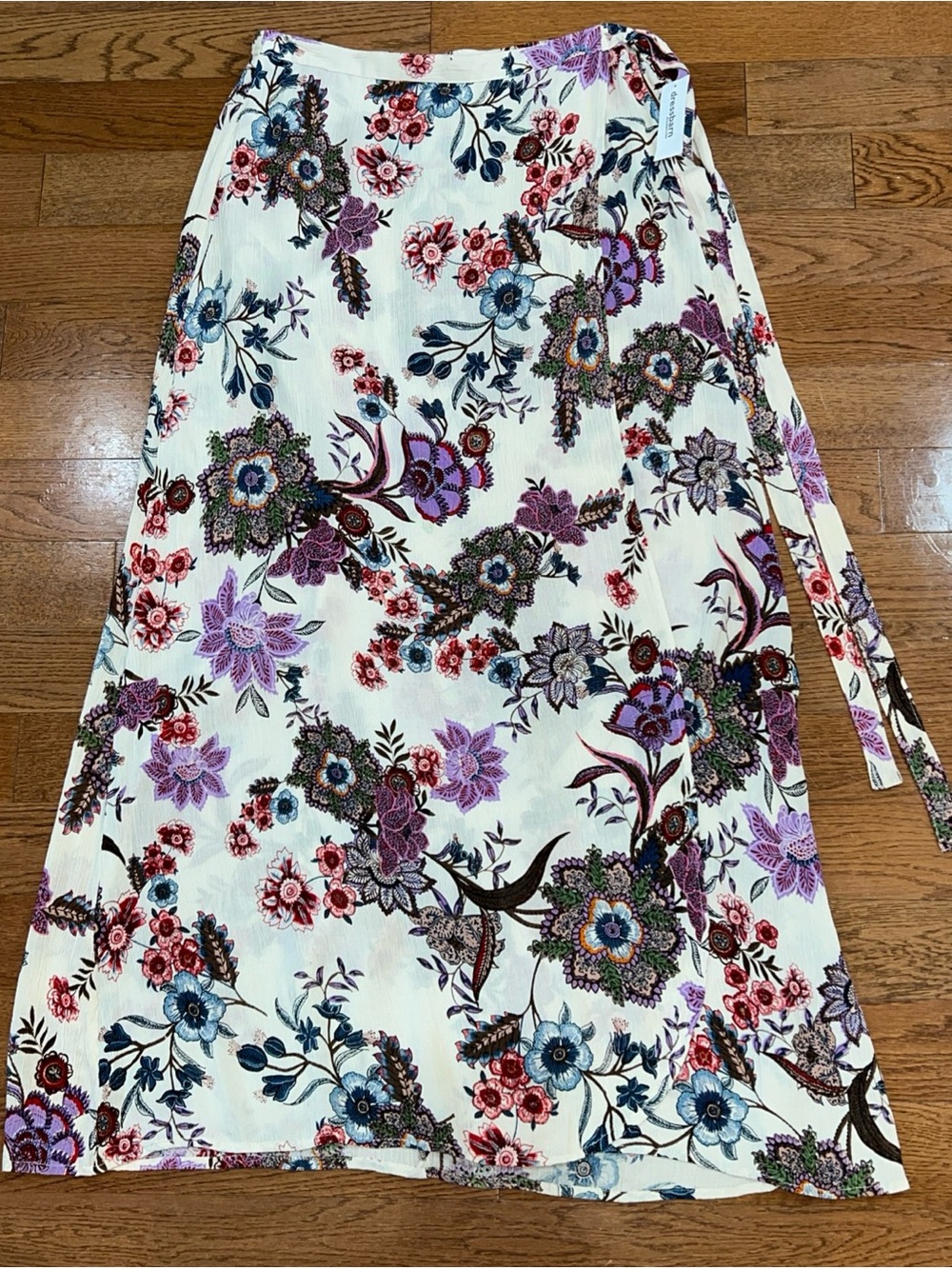 Westport 1962 Floral Maxi Wrap Skirt Sz Small Fairy Boho Whimsigoth Cottagecore